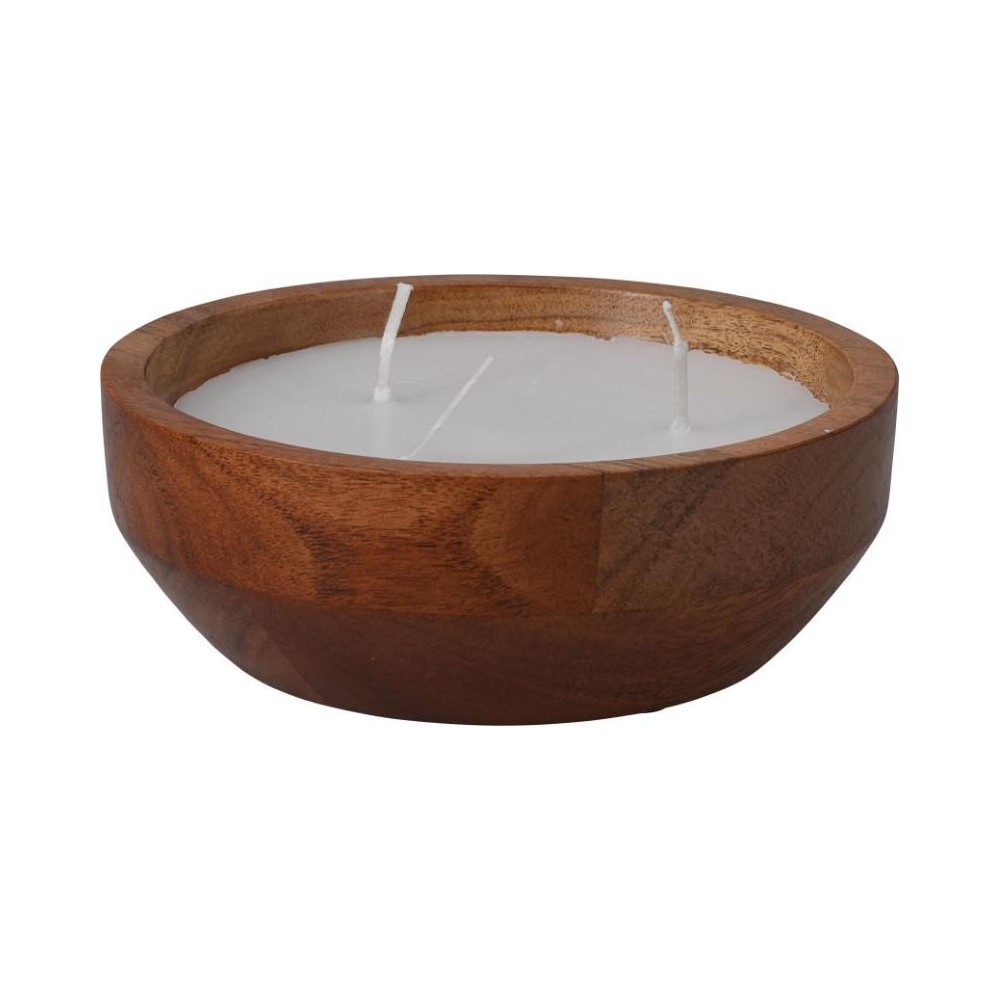 CANDELA VASO LEGNO D.15